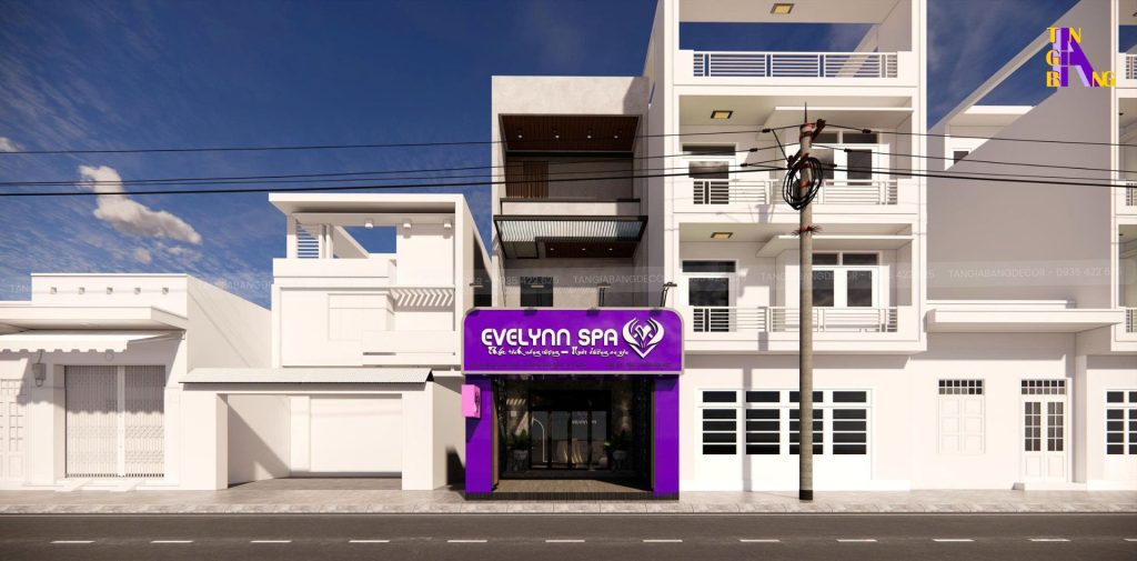 thiet ke noi that evelynn spa