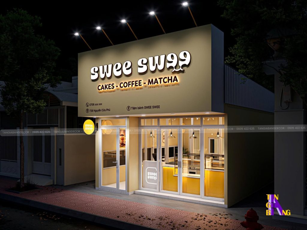 thiet ke noi that swee swee bakery