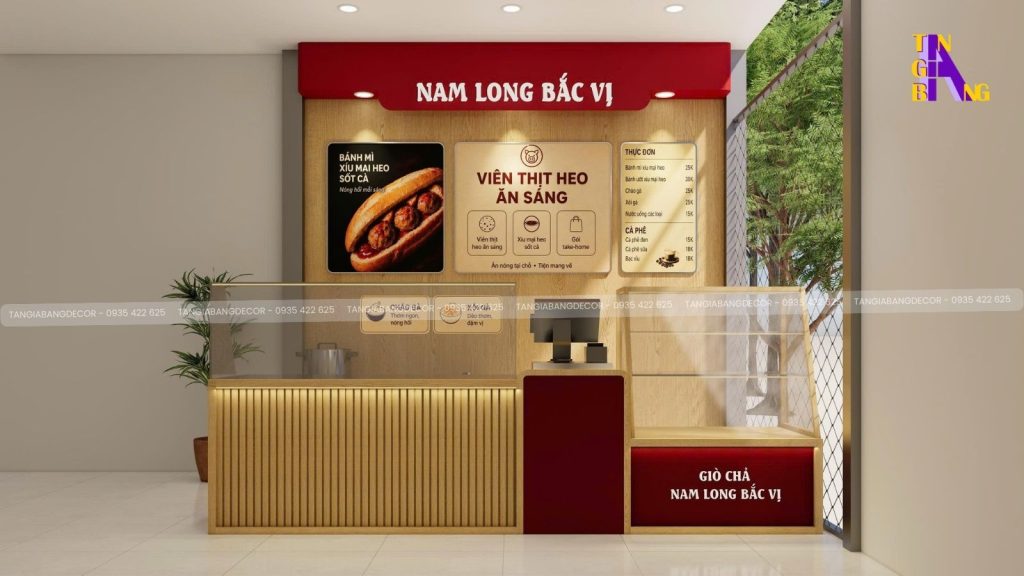 thiet ke tiem banh mi nam long bac vi