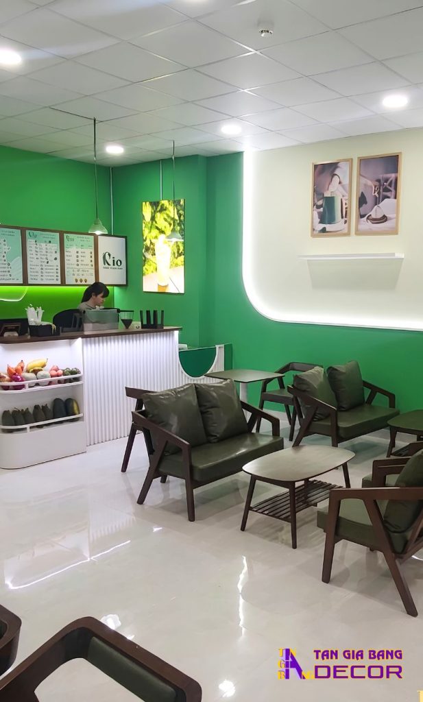 Thi công quán cafe RIO tại Bình Chánh 3 bo tri khong gian quan cafe rio