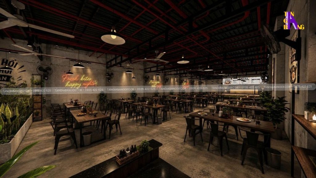 decor noi that tiem banh mi ap chao rohang