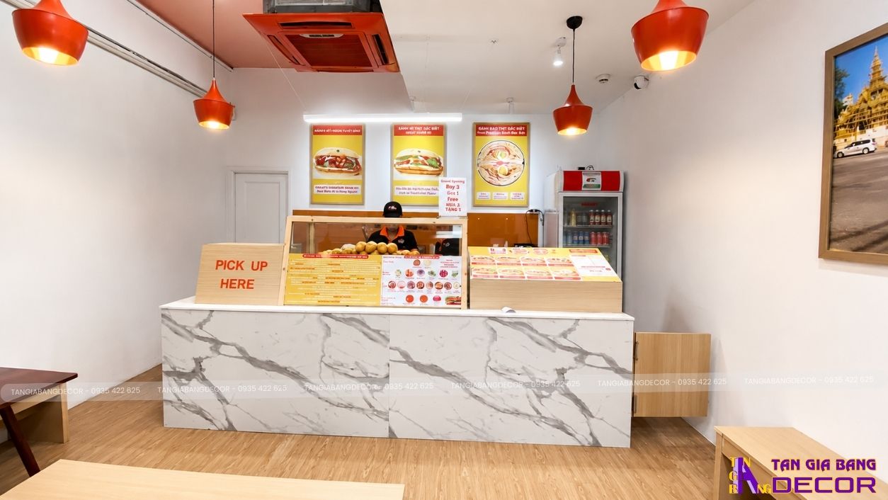 Thi công tiệm bánh mì Great tại Quận 7 6 decor noi that tiem banh mi great