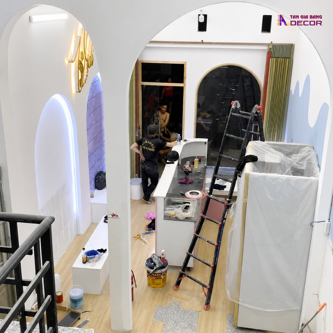 Thi công tiệm bánh và trà Vidi tại Bình Dương 9 decor noi that tiem banh tra vidi