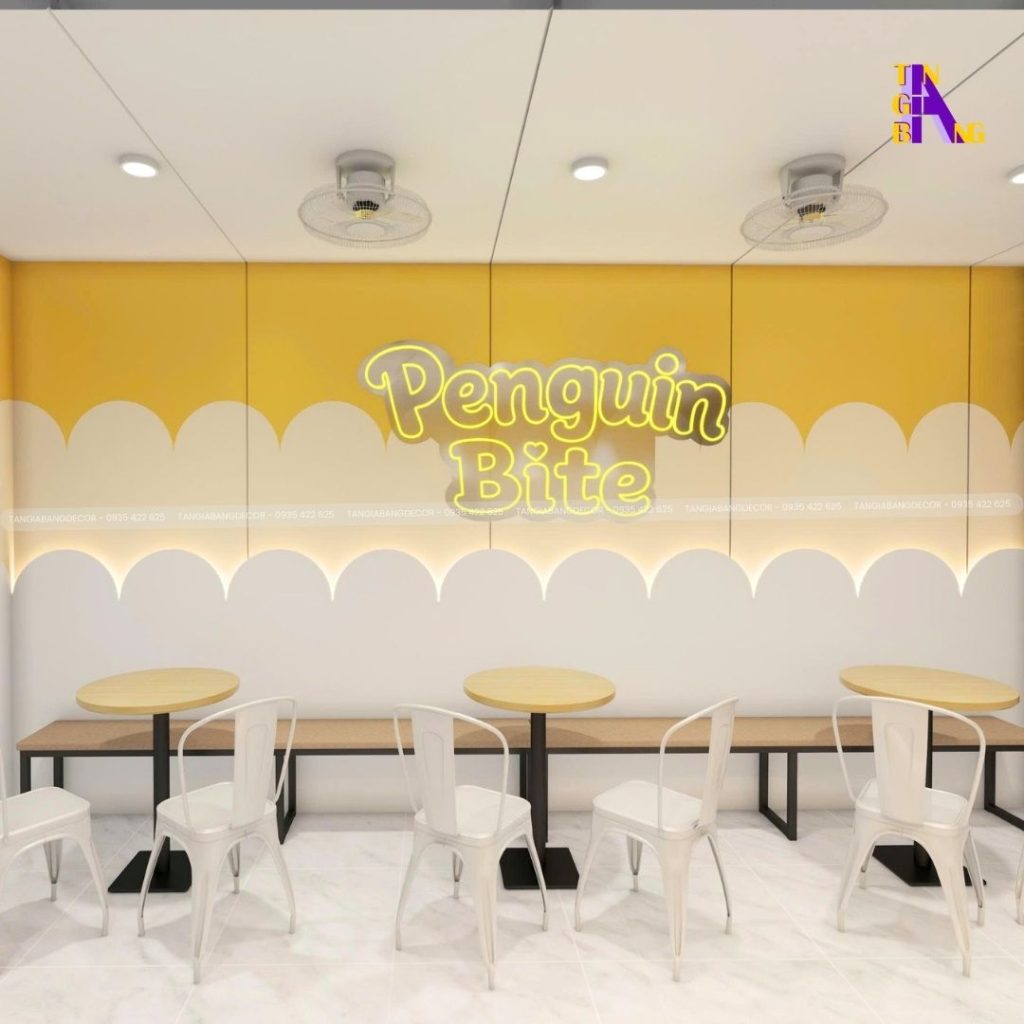 decor quan an vat Penguin Bite 3