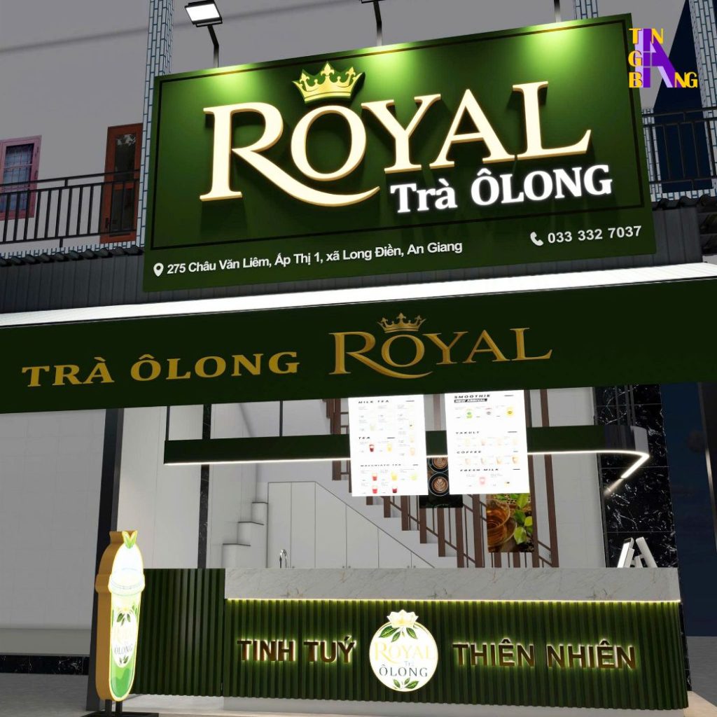 decor quan tra royal