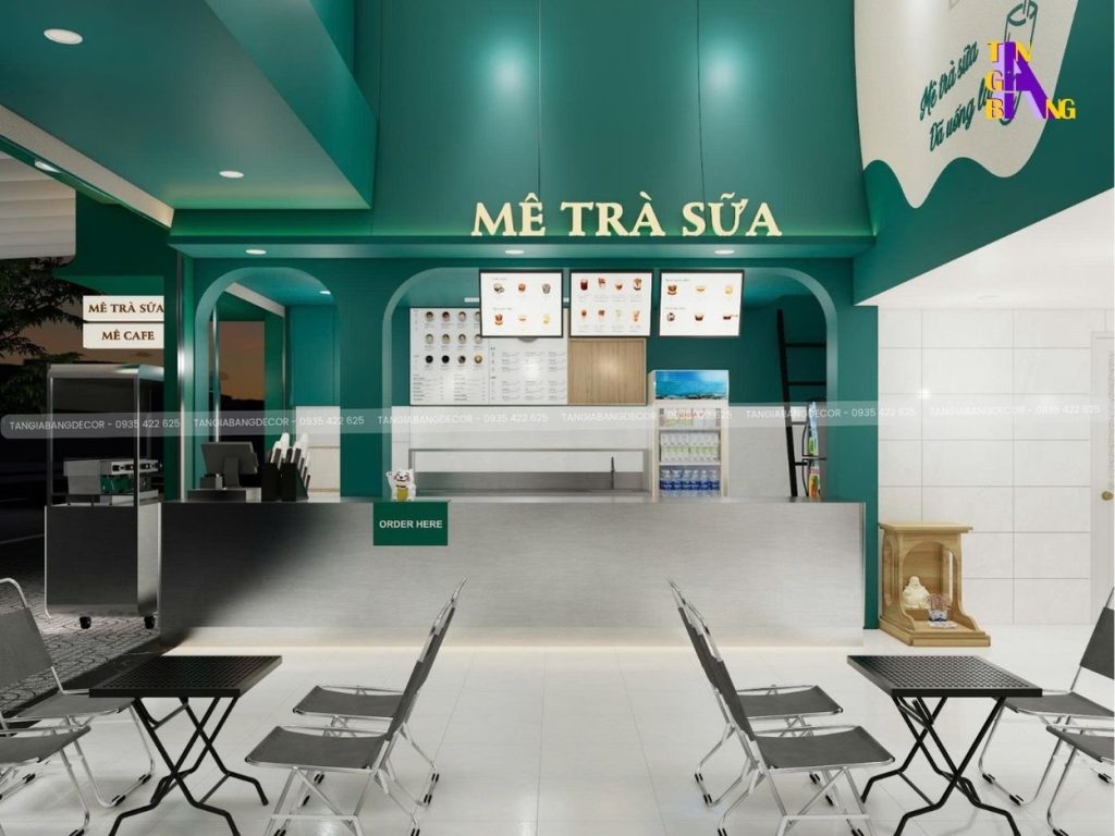 decor quan tra sua Me
