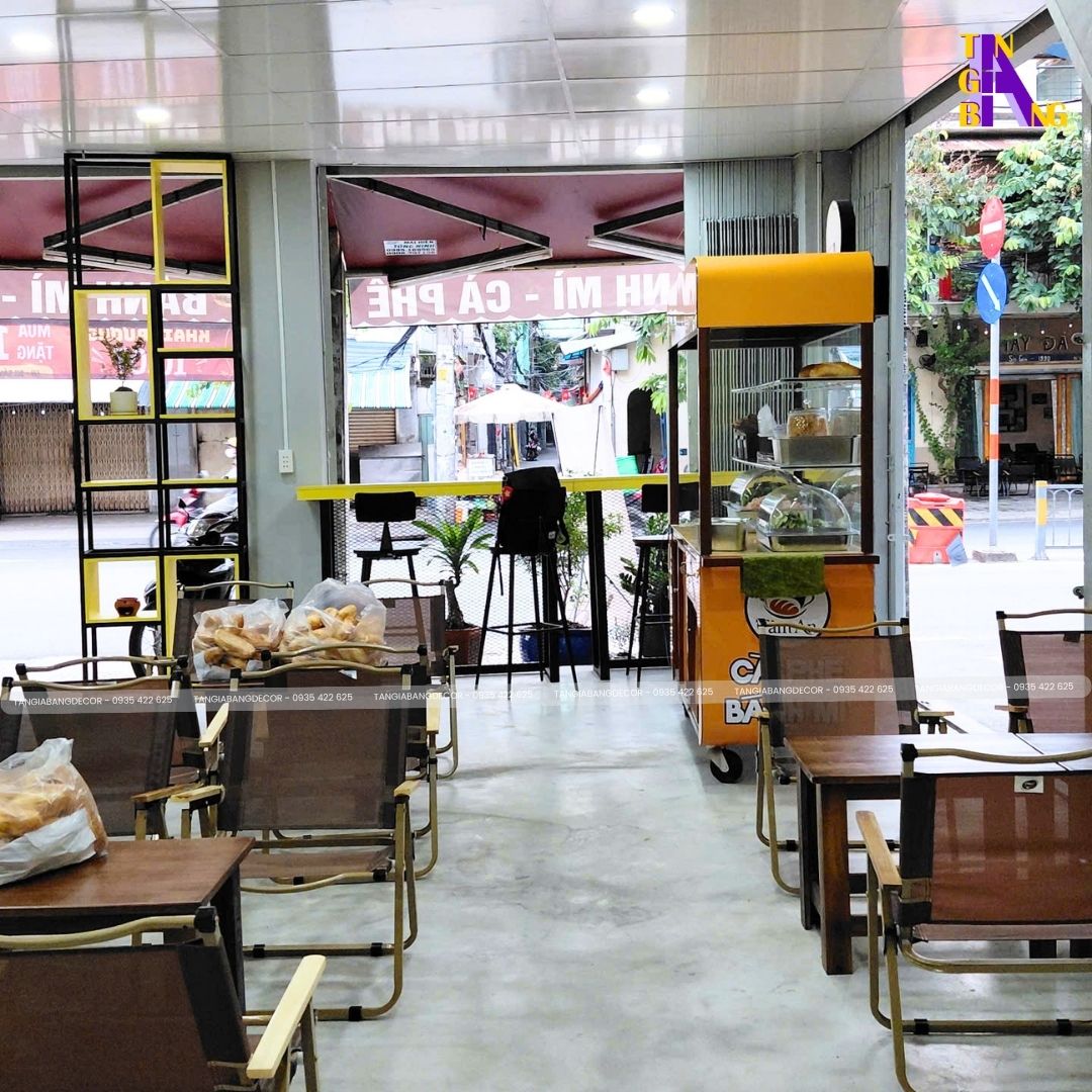 khu vuc phuc vu khach hang cafe tam an