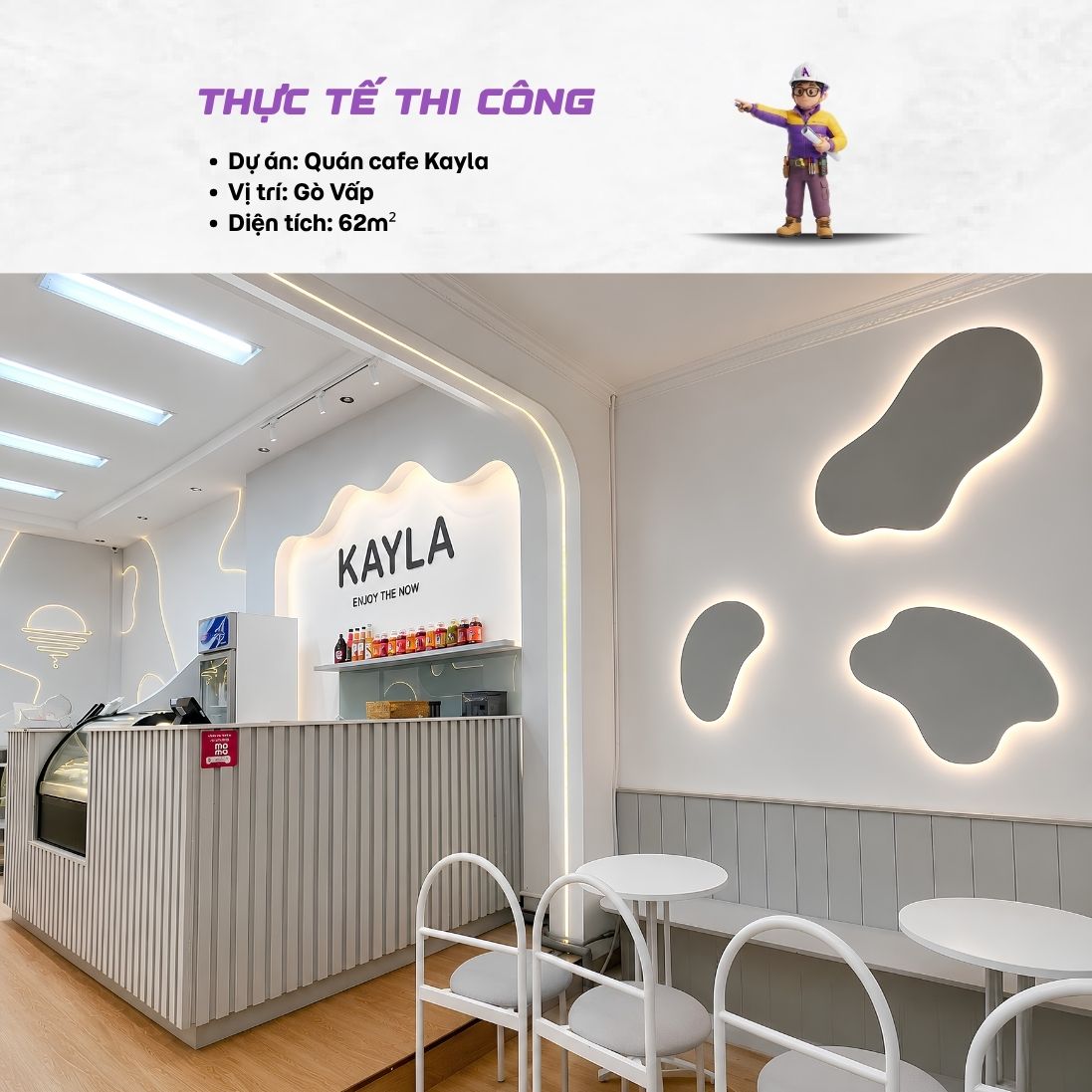 thi cong quan cafe kayla