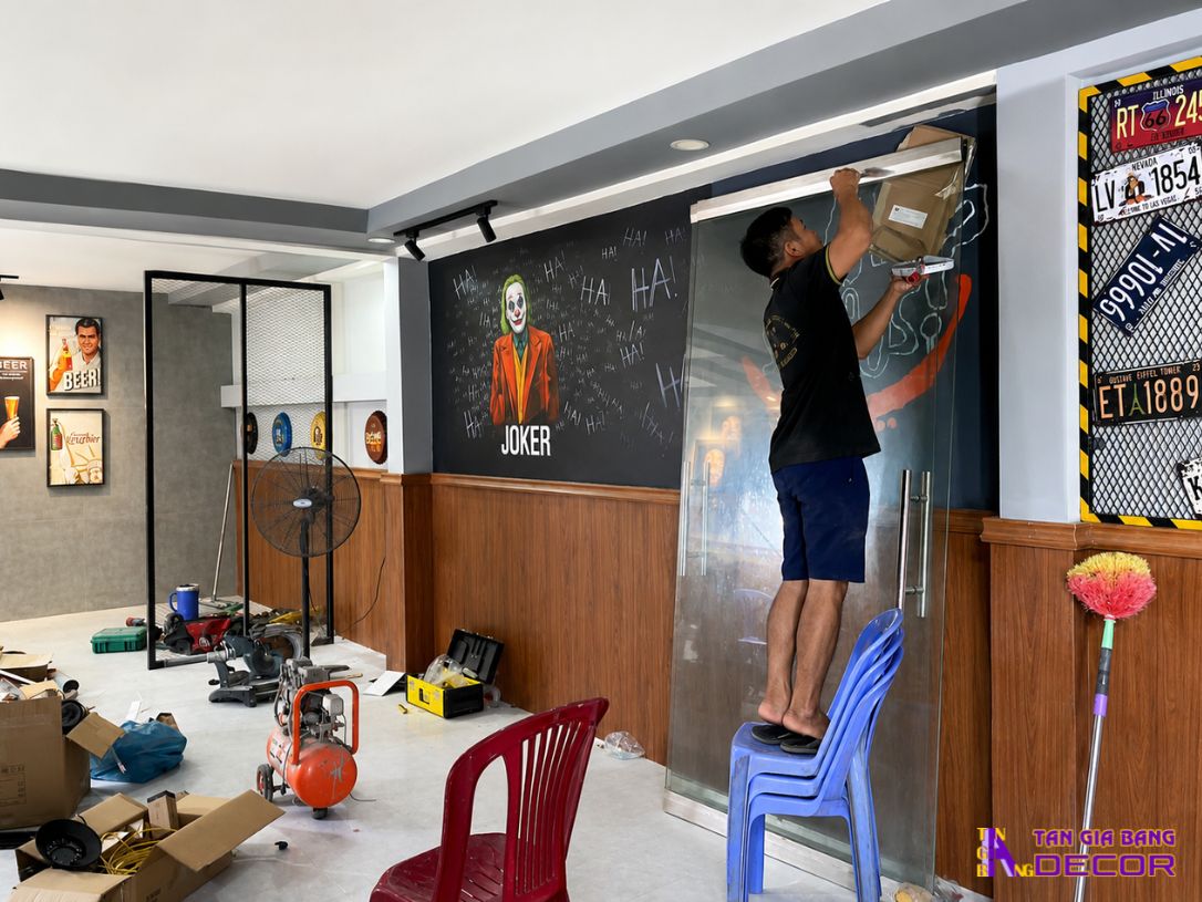 Thi công cải tạo quán nướng lu 42 tại Bình Phước 4 thi cong quan nuong lu 42 2