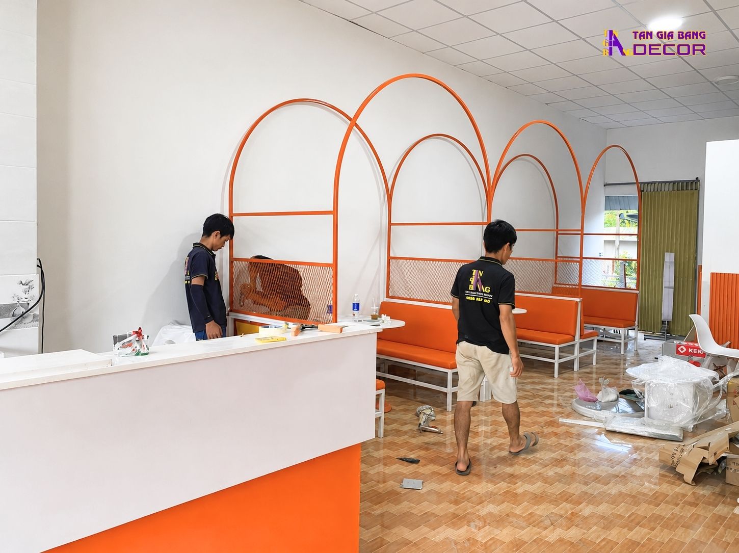 thi cong quan tra sua loc phat tai bao loc