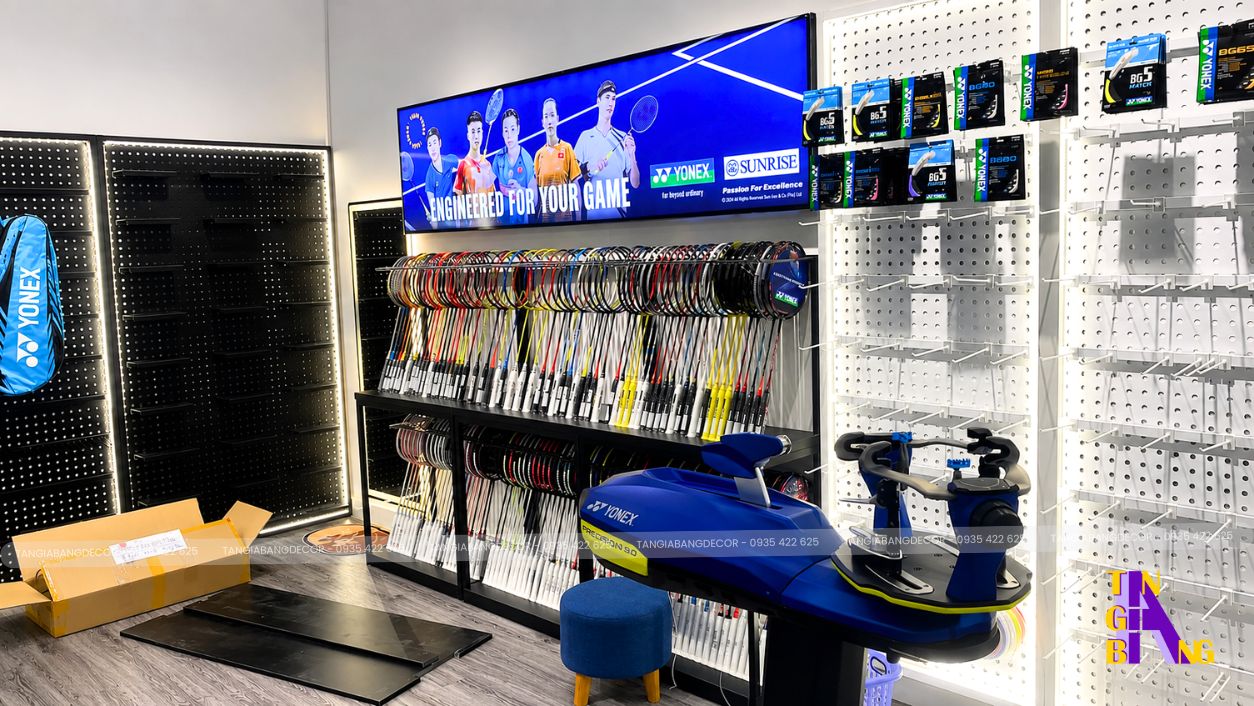 thi cong shop cau long tong thong sports