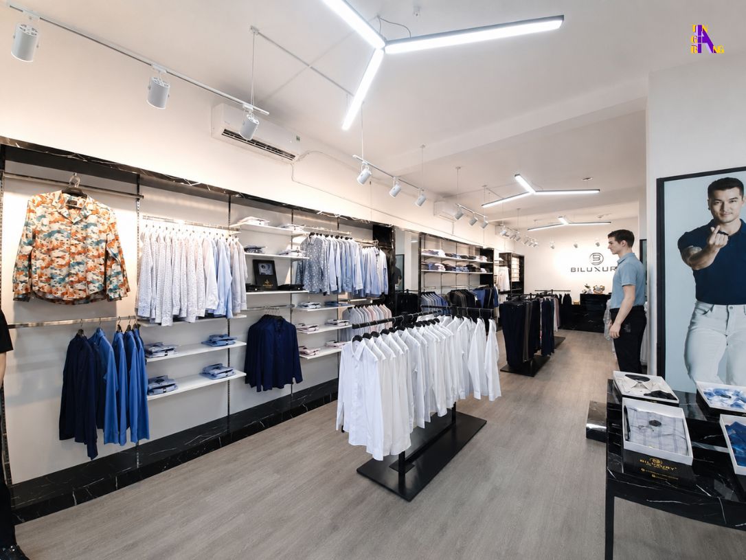 Thi công hoàn thiện shop thời trang nam Biluxury tại Cần Thơ 5 thi cong shop quan ao