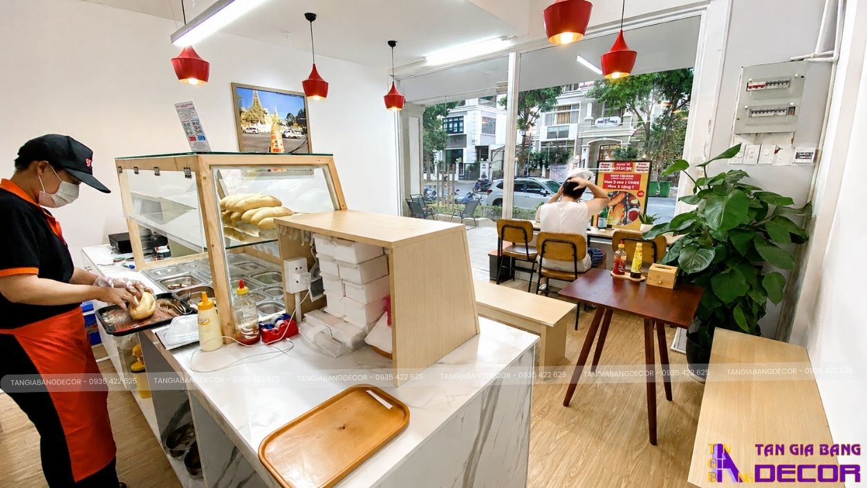 Thi công tiệm bánh mì Great tại Quận 7 2 thi cong tiem banh mi great