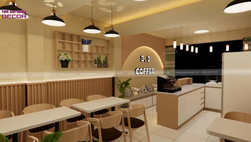 thiet ke noi that quan cafe 9.9