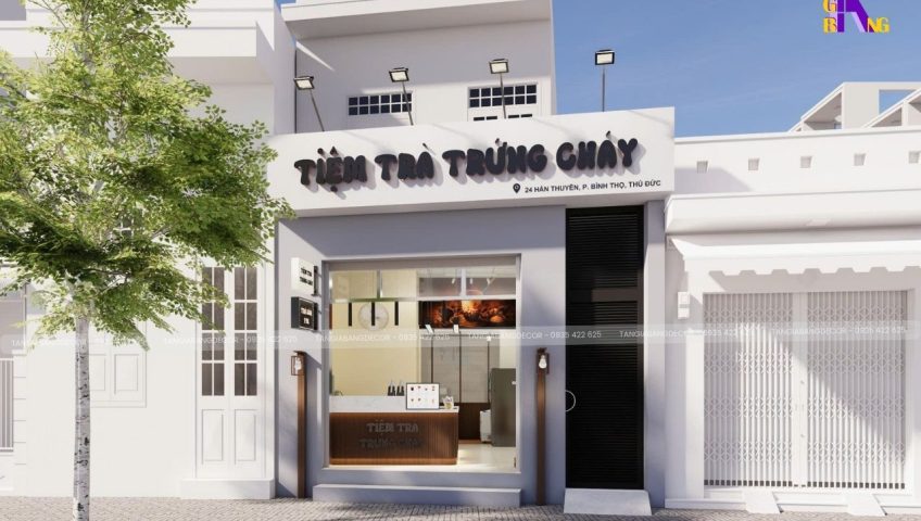 thiet ke tiem tra trung chay