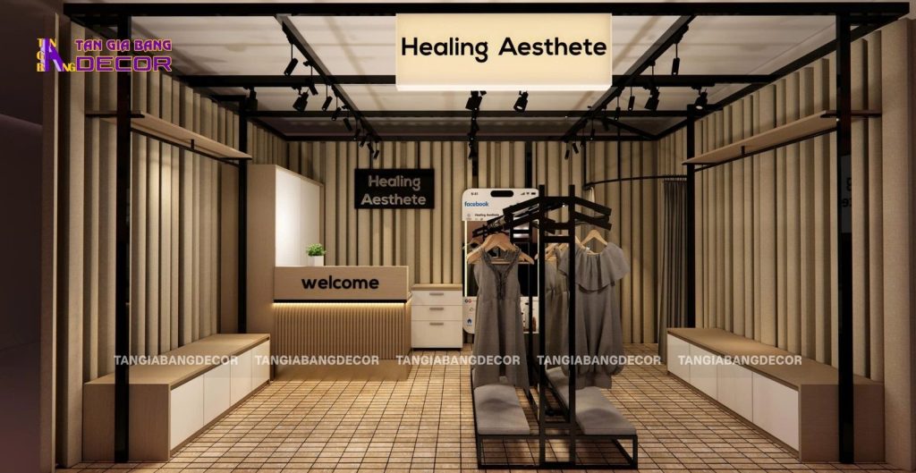 decor noi that shop thoi trang goldie 2