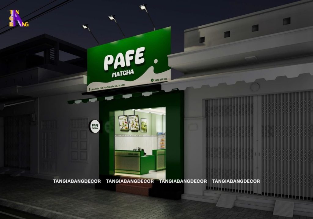 decor quan pape matcha
