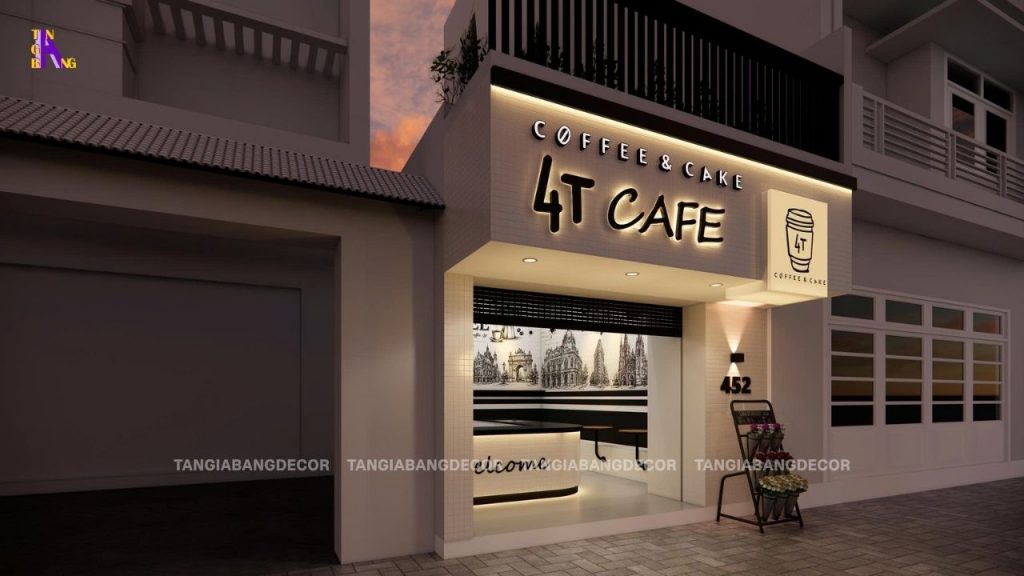 thiet ke mat tien quan cafe 4T