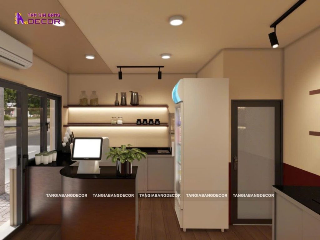 thiet ke 3D quan tra sua seyu